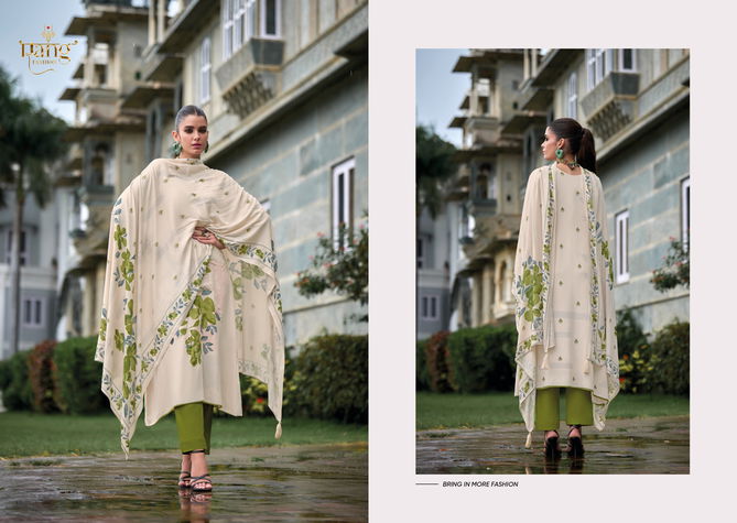 Florence By Rang Wool Digital Printed Dress Material Wholesale Price In Surat